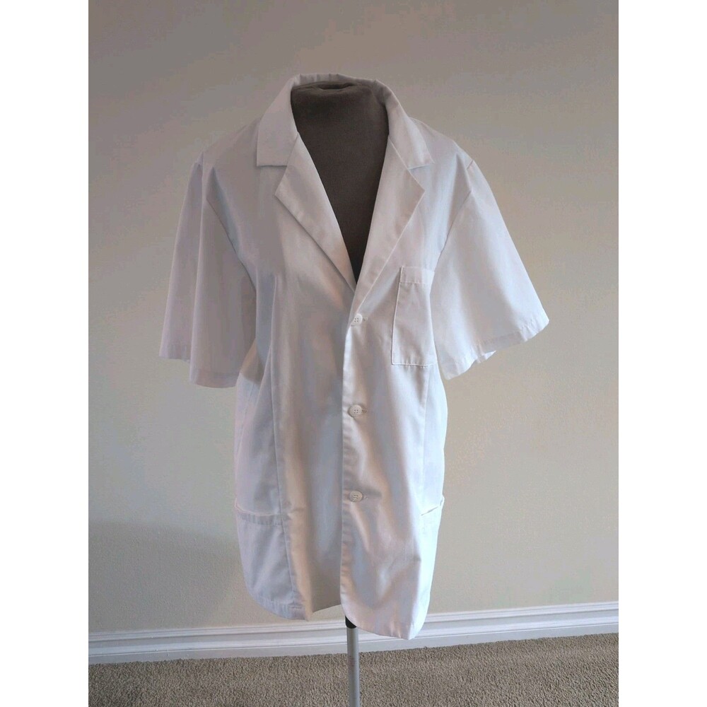 Adar Universal Unisex Doctor, Nurse Medical Lab Coat LG White Excellent